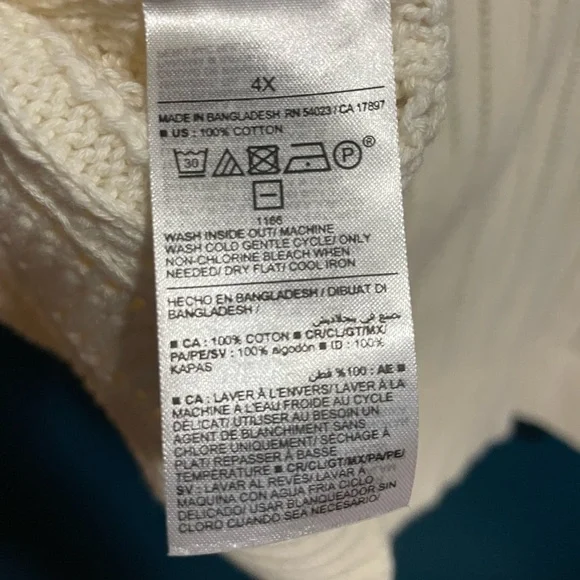 Old Navy NWT Cropped Chevron Open-Knit Sweater - Picture 4 of 7